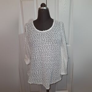 Joseph Ribkoff Textured White Blouse